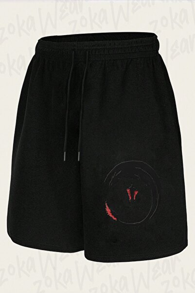ZOKAWEAR Unisex Dragon Rider Design Printed Shorts