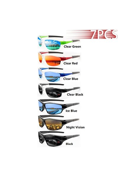 Choice 7PCS(EveryColor) 7PCSFashion Safety Goggles Men Women Bike Sunglasses ...