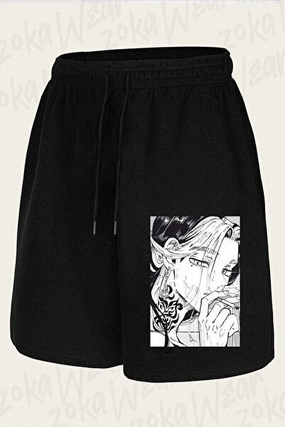 ZOKAWEAR Unisex σορτς με στάμπα Tokyo Revengers Kazutora Hanemiya