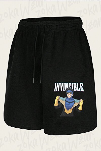 ZOKAWEAR Unisex Invincible V7 Design Printed Shorts