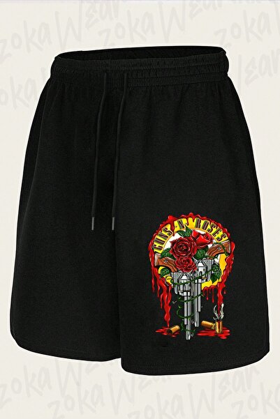ZOKAWEAR Unisex Guns N Roses V20 Design Printed Shorts