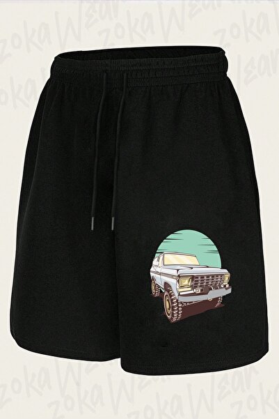 ZOKAWEAR Unisex Off Road Jeep Design Printed Shorts