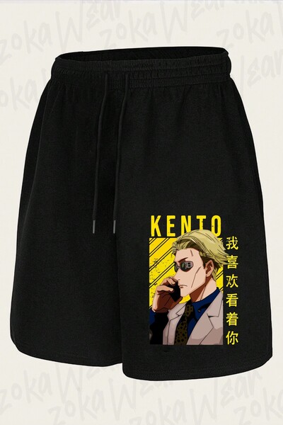 ZOKAWEAR Unisex Jujutsu Kaisen Kento Nanamii Design Printed Shorts