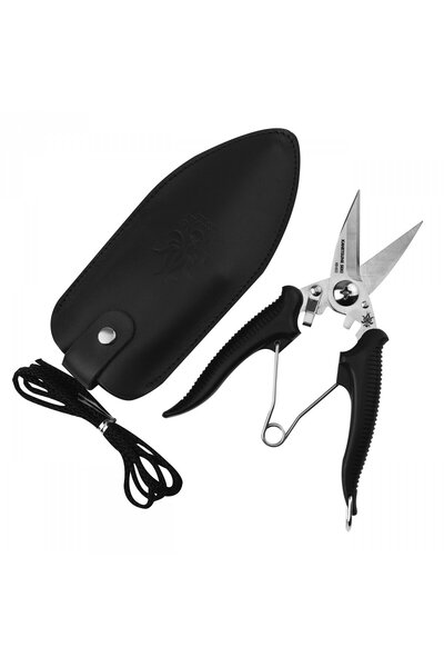 OEM Foarfeca Kanetsune, 5 cm, otel inoxidabil, 17,2 cm, cu husa din piele
