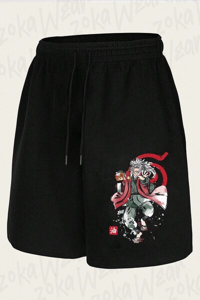 ZOKAWEAR Unisex Legendary Sannin Naruto Design Printed Shorts