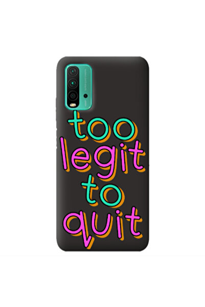 Other Xiaomi Poco M3 Too Legit To Quit Black Colored Silicone TPU Θήκη