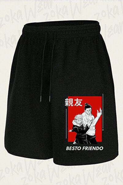 ZOKAWEAR شورت مطبوع بتصميم Jujutsu Kaisen Aoi Toudou للجنسين