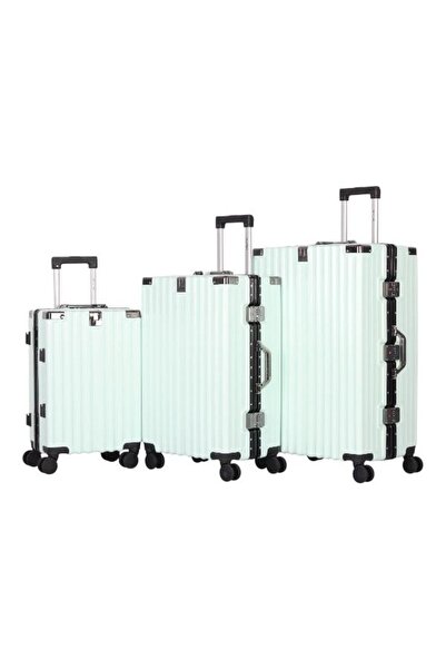 AVIATOR Aviator Brand Luggage Set - Made of Polycarbonate - Aluminum Frame - ...