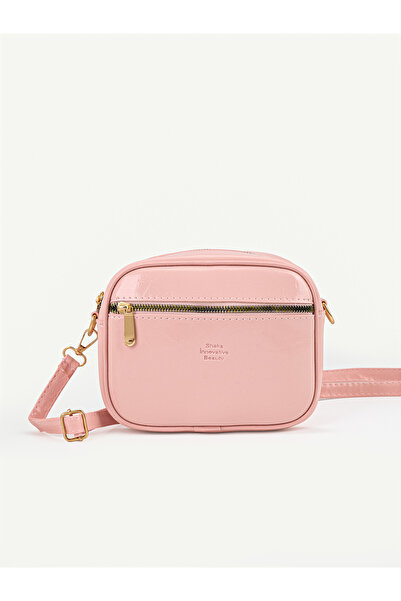 SHAKA Wrinkled Textured Pink Shk326 Zippered, 2-Compartment, Adjustable Strap...