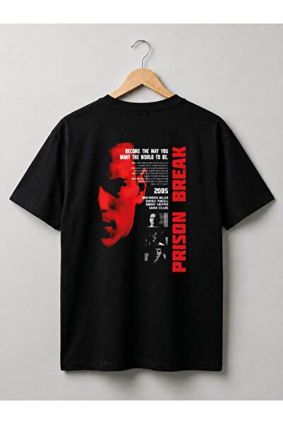 Grafftee Clothing Prison Break dizajnirana unisex majica kratkih rukava za no...
