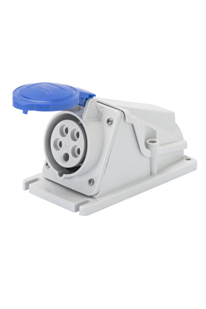 Gewiss Фиксиран контакт 90 2P+E 16A IP44 400V, GW62477, Gewiss, Еднофазни кон...