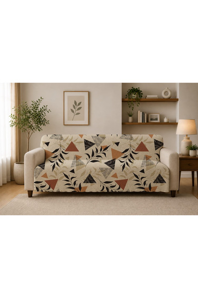 Şen Dekorasyon Modern Geometric Sofa Cover