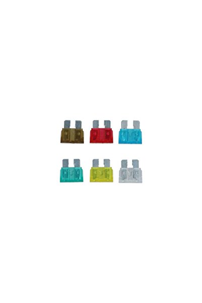 Carpoint Set 6 sigurante auto plate mari 7,5-30A, tip lamelar, multicolore