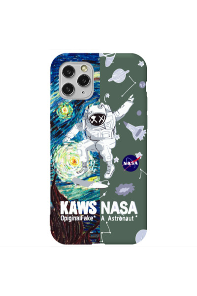 Other Apple iPhone 11 Pro Kaws Dark Green Colored Silicone TPU Θήκη