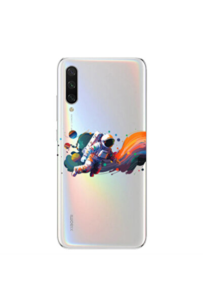 Other Xiaomi Mi 9 Lite Rainbow Space Transparent Silicone TPU Θήκη