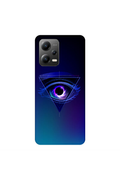 Other Xiaomi Poco X5 Triangular blue eye Transparent Silicone TPU Θήκη