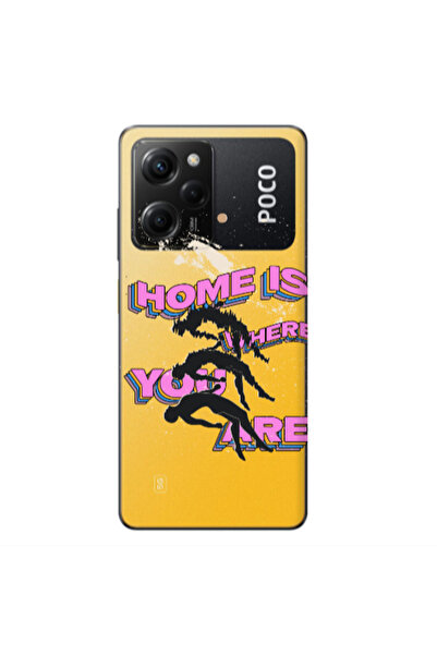 Other Xiaomi Poco X5 Pro Home Is Where Transparent Silicone TPU Θήκη