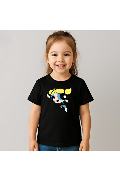 Fruit of the loom Tricou copii Bubbles - Fetele powerpuff 100% Bumbac