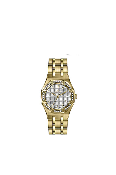 Seen Time Sine Time Women's Watch Hexagonal Design with Rhinestones