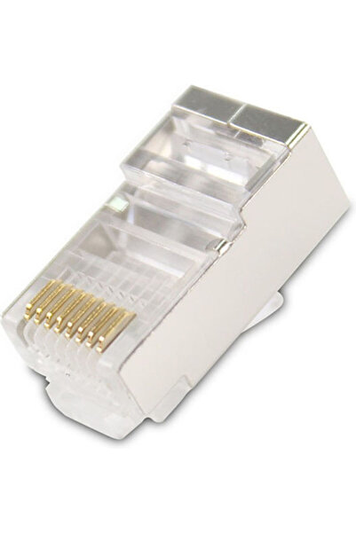 VCOM Nm026 Συνδέτες RJ-45 STP Cat 6 Θωρακισμένοι 20 Τεμάχια