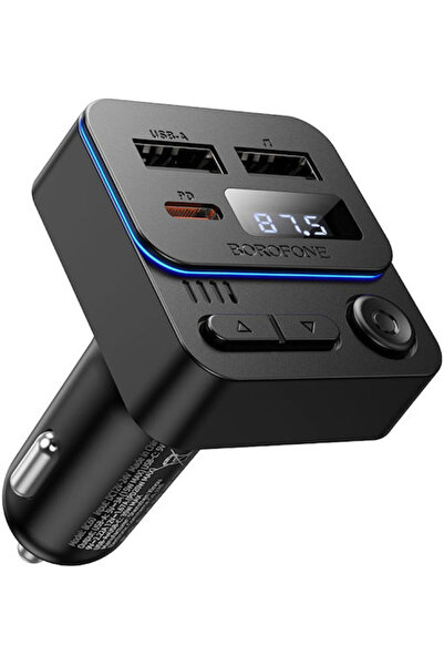 Borofone Πομπός FM Αυτοκινήτου με USB / Type-C
