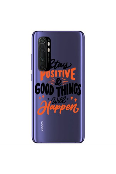Other Xiaomi Mi Note 10 Lite Stay Positive Transparent Silicone TPU Θήκη