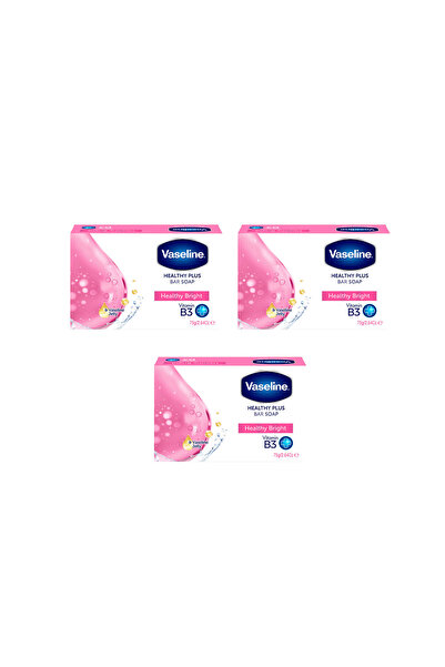 Vaseline Healthy Bright Aydınlatıcılı Kalıp Sabun 75gr (3 Adet)