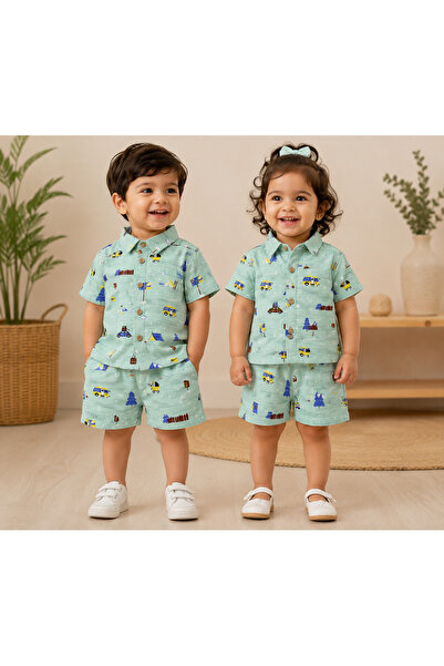 tinytwo FZ LLC tinytwo Premium Muslin Short Sets