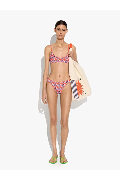 PARFOIS Kadın Desenli Bikini Üstü