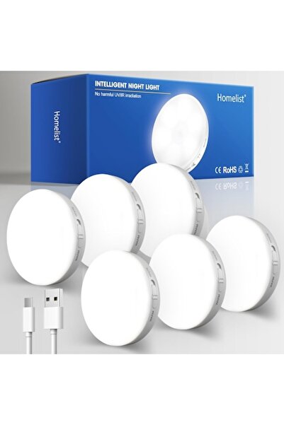 OEM Set de 6 lămpi LED Homelist cu senzor de mișcare, reîncărcabile prin USB,...