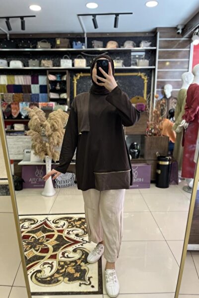 HÜMEYRA BUTİK Cuff Elastic Button Parachute Detailed Trousers