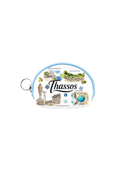 Tradesor Πορτοφόλι Souvenir μπρελόκ mini - Σετ 10pcs - PVC - Thassos - 10*8*3...