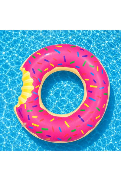 MUBX Donut Inflatable Ring 75cm Pool Sea Swimming Ring
