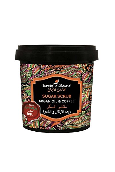 Jardin Oleane Sugar Scrub with Argan Oil and Coffee - Exfoliating 600g