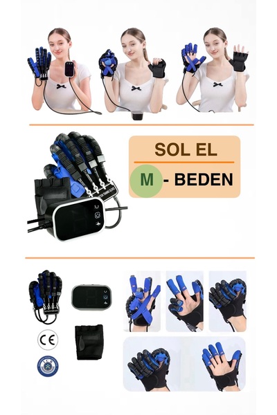 El Egzersiz Rehabilitasyon Destek Robotu | Fizik Tedavi Destekli Akıllı Eldiven
