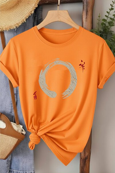 l'eivor Karma Symbol Printed Women's Cotton T-Shirt