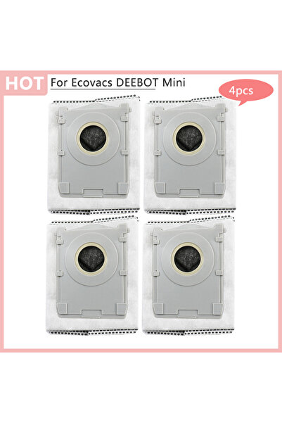 Choice6 قطع غيار لمكنسة Ecovacs Deebot Mini: كيس غبار، فرشاة جانبية، كيس نفايات