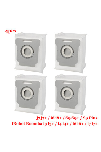 choice2 4pcs Dust Bag Parts For iRobot Roomba i3 i3+ / i4 i4+ / i6 i6+ / i7 i...