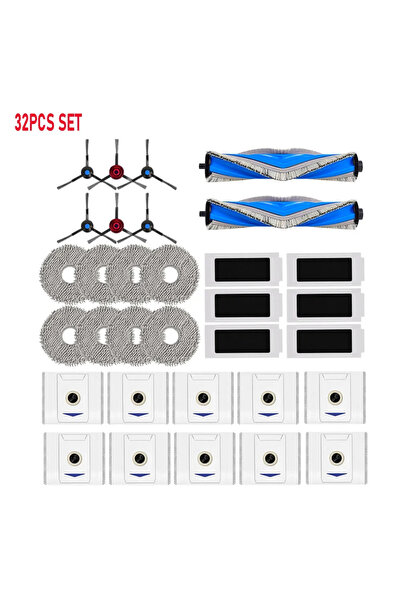 Choice1 32PCS SET For Ecovacs Deebot T30 Pro Omni/T30 OMNI/YEEDI M12 Pro+/T30...