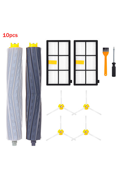 Choice15 10pcs set Side Main Brush Filters Tool Part For iRobot Roomba 800 90...