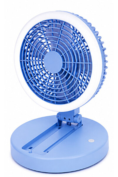 OEM Ventilator pliabil cu LED și baterie USB reîncărcabilă, lampă și ventilat...