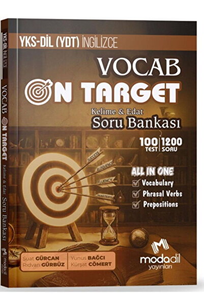 Modadil Yayınları Modadil YKSDİL YDT VOCAB ON TARGET Kelime Edat Soru Bankası