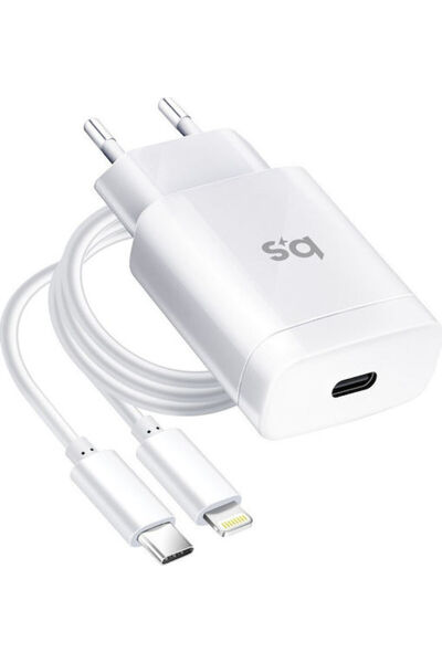 Blue Φορτιστής Star με Θύρα USB-C και Καλώδιο USB-C σε Lightning, 18W Power D...