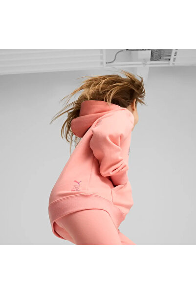 Puma X Hk&Fr Relaxed Hoodie Pink Unisex Sweatshirt