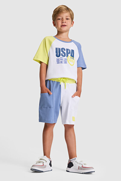 U.S. Polo Assn. Erkek Çocuk İndigo Örme Şort 50325620-VR028