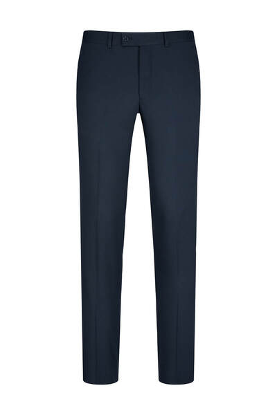 Hatemoğlu Lacivert Slim Fit Yandan Cepli Kumaş Pantolon