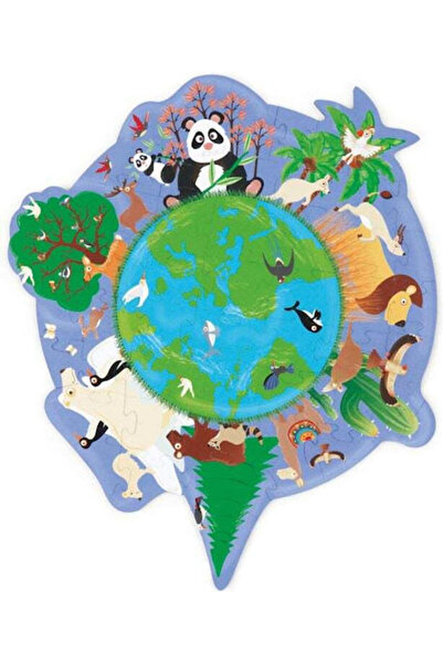 Scratch Europe Puzzle cu contur pentru copii 4+ ani, 45 piese