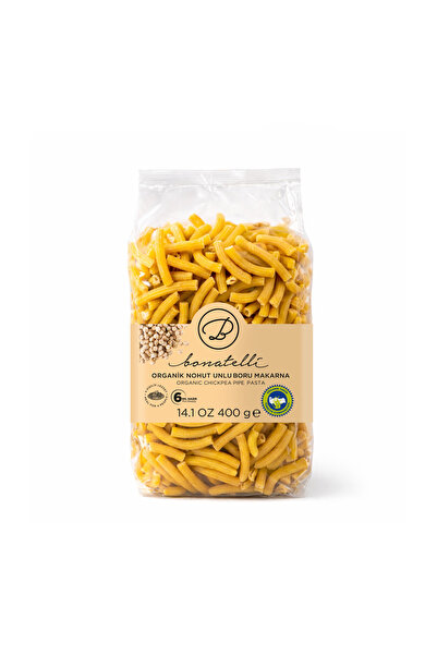 Bonatelli Organik Nohut Unlu Boru Makarna 400 G