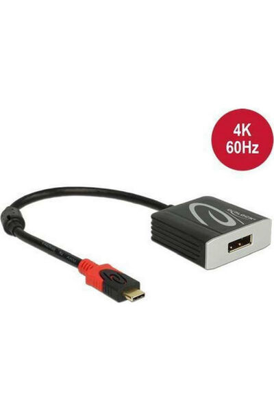 DELOCK Convertor USB-C tată la DisplayPort mamă 1 buc. 63312