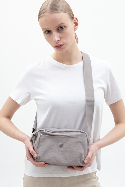 Matthew Cox Sç Byn2510 Fabric Crossbody Bag Gray